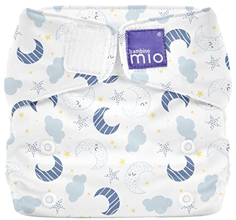 Bambino Mio Mio, miosolo klasyczna wielorazowa pieluszka all-in-one, magiczny księżyc