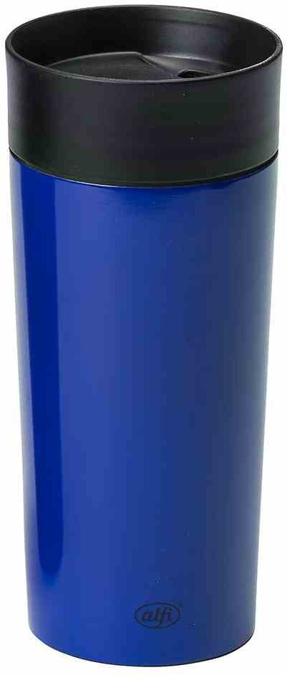 Alfi 5637.255.035 kubki do picia isomug Plus 0, 35 L, kubków termicznych izolacyjna, stal nierdzewna, błękit królewski, 8, 2 x 19 cm 5637.255.035