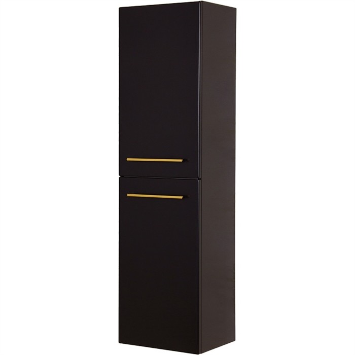 Gante Słupek łazienkowy wiszący czarny mat 143x40 cm Belli Gold BEL-C-RW