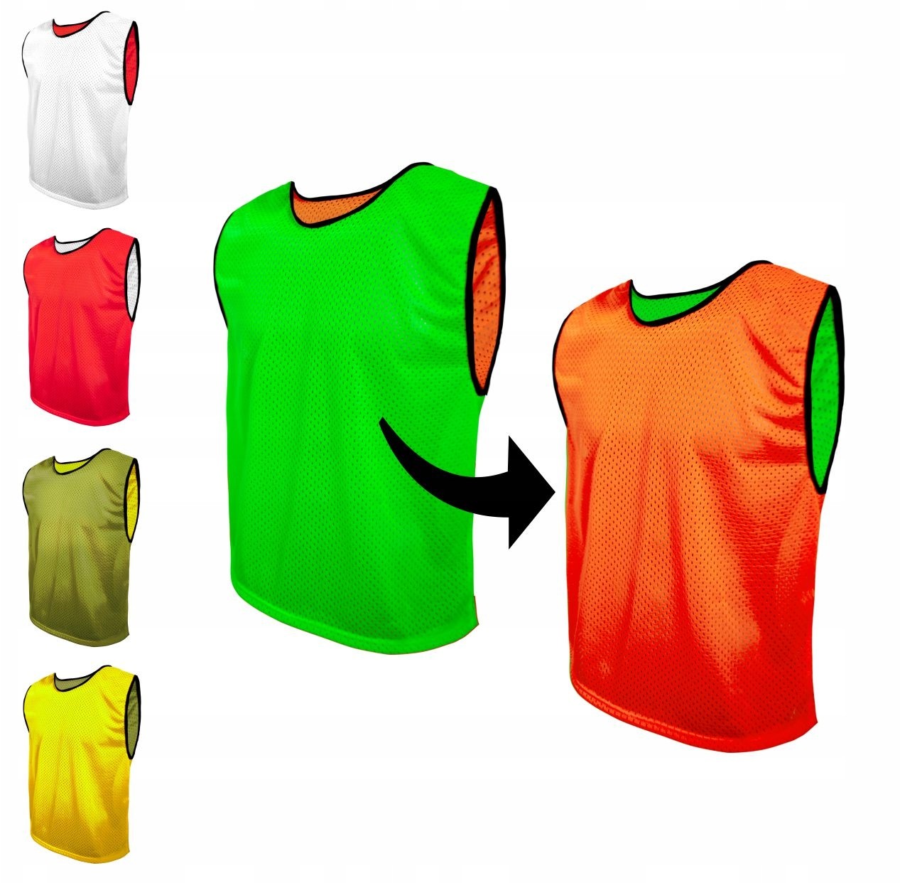 Koszulki Piłkarskie Treningowe Dwustronna Sportowa