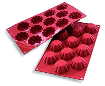 Silikomart forma silikonowa nr 12, Mini-Brioche, terakota 26.109.00.0060