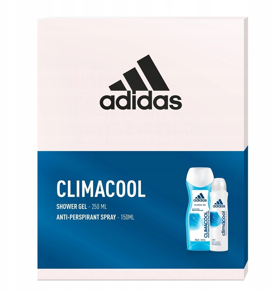 Adidas zestaw spray 150ml + żel pod prysznic