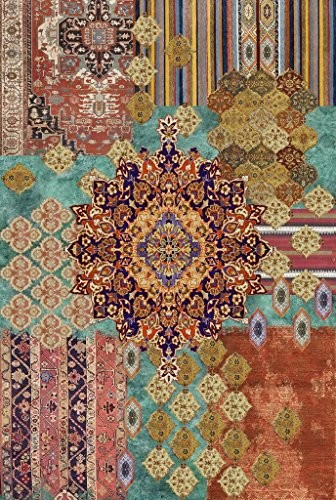 Vilber vilber Bohemian Nomad dywan, winyl, wielobarwny, 75 x 120 x 0.2 cm Bohemian Nomad