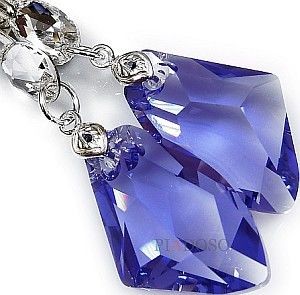 Swarovski PROMOCJA kolczyki GALACTIC TANZANITE kolory