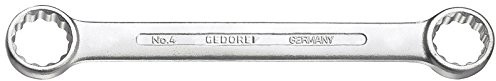 Gedore 4 klucze podwójne oczkowe proste profilem UD 6054330