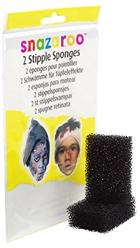 Snazaroo gąbki do nakładania farb do twarzy i ciała jeden rozmiar Multicoloured 1198050