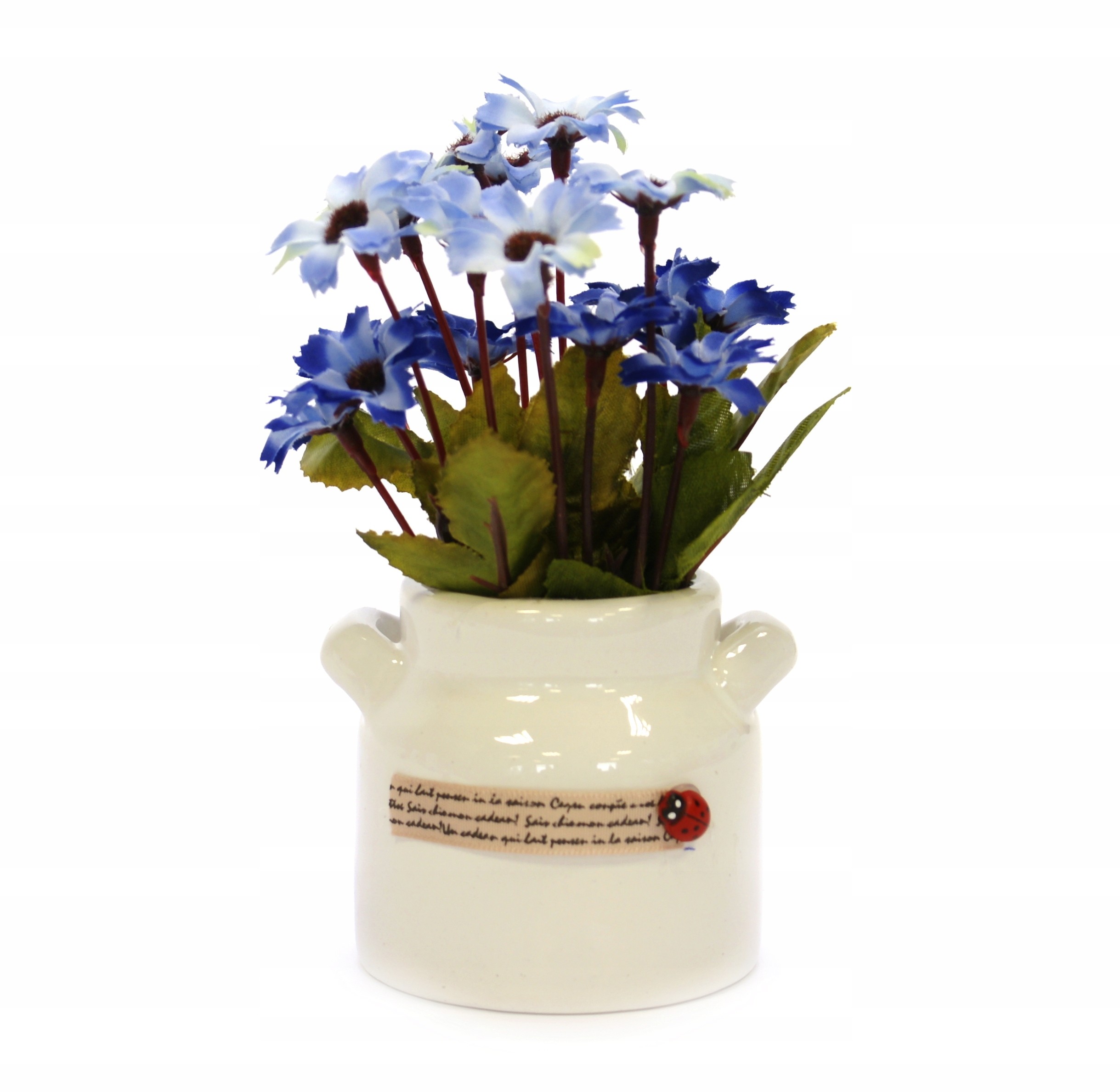 Sztuczne Kwiaty W Doniczce 15cm ozdobne kwiatki