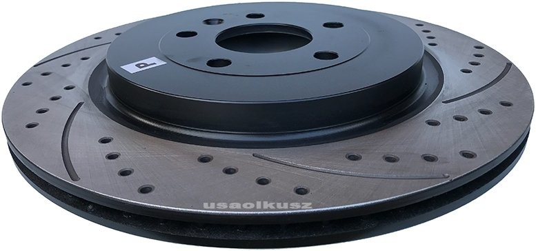 MIKODA Tylna WIERCONA NACINANA tarcza hamulcowa 345mm Ford Explorer 2013 54189
