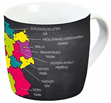 infinite by GEDA LABELS (INFKH) 12161 filiżanka, porcelanowy kubek, filiżanka do kawy, filiżanka dla dzieci, wielokolorowa