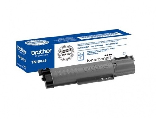 BROTHER - ORYGINAŁ Oryginalny Toner Brother TNB023 BLACK toner do drukarki HL-B2080DW, DCP-B7520DW, MFC-B7715DW oem TN-B023 Toner Brother TNB023 black