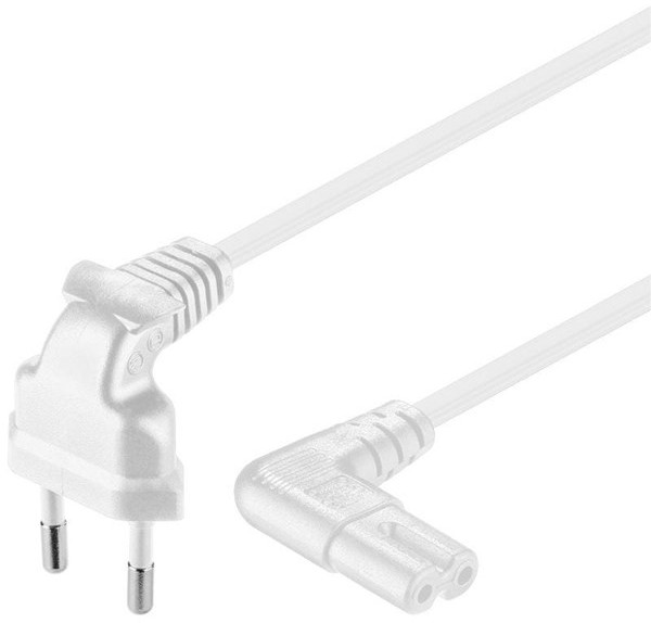 Pro Pro Power cable C7 (2 pins) 90° W - 1m 4040849973475