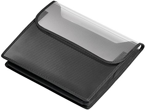 VELOFLEX Veloflex 1443482 VELOBAG pudełko na zeszyty, teczka kolekcjonerska, DIN A4, folia PP, wysokość wypełnienia 40 mm, kolor czarny 1443482