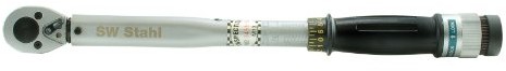 SW-Stahl Klucz dynamometryczny, 10 MM, 3/8 cala, stalowy SW 19  110 NM, 03905l