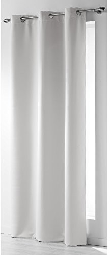 top Douceur d'Intérieur intérieur douceur D 'nieprzejrzysta zasłona na przelotkach poliester, śnieg, 140x240 cm 5406