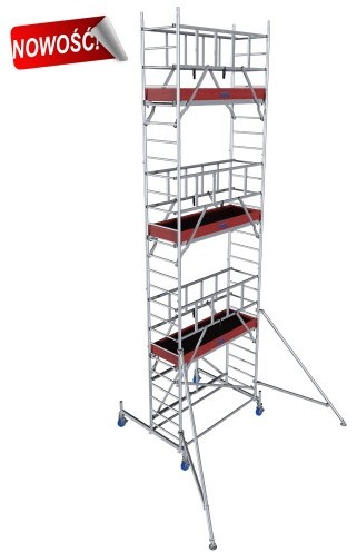 Krause Rusztowanie aluminiowe PROTEC XS wys.rob. 7,80 m (942159)