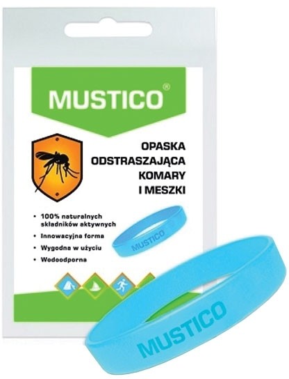 Biovena Health MUSTICO opaska odstraszająca komary i meszki x1 sztuka