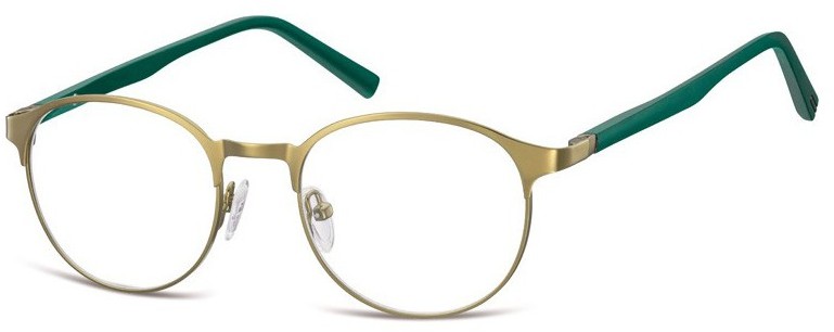 Sunoptic Okulary oprawki okrągłe stalowe 998F