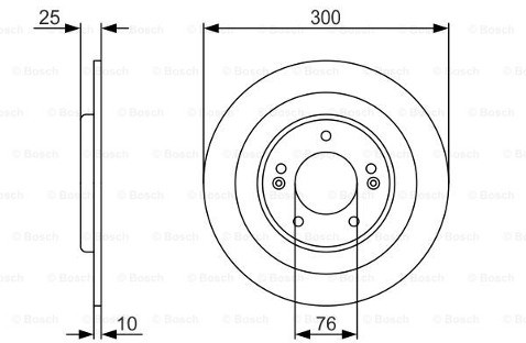 BOSCH Tarcze hamulcowe (komplet 2 sztuk) 0 986 479 A46
