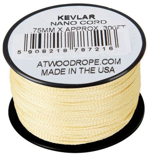 Linka Atwood Rope MFG Nano Cord Kevlar 91 m - żółta (CD-NK3-NL-26) H CD-NK3-NL-26