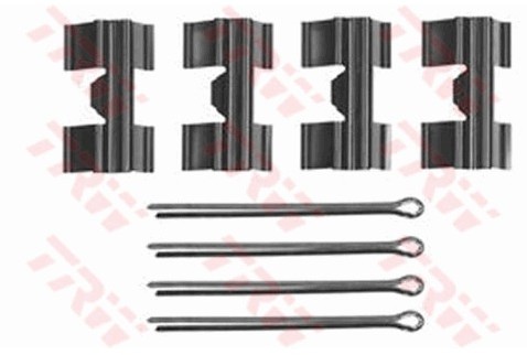 TRW Zestaw akcesoriów, klocki hamulcowe PFK256