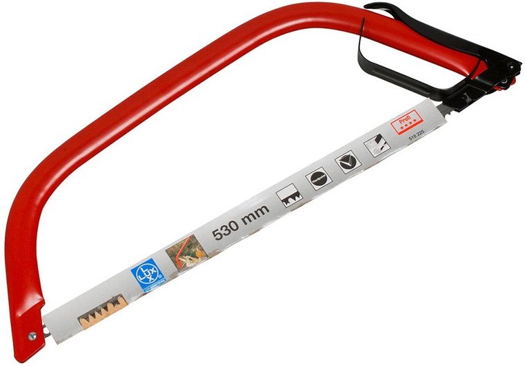 LUX-TOOLS LUX Piła kabłąkowa do drewna o długości 530 mm