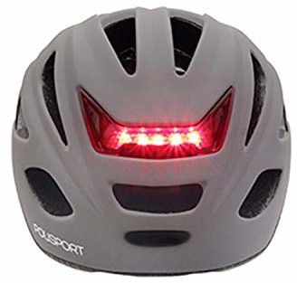 Polisport Unisex Adult kask rowerowy City'Go 54/59 cm, szary 147129