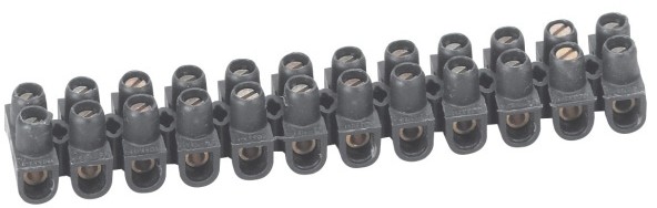 Listwa zaciskowa Legrand 12P 2 5 mm2 czarna