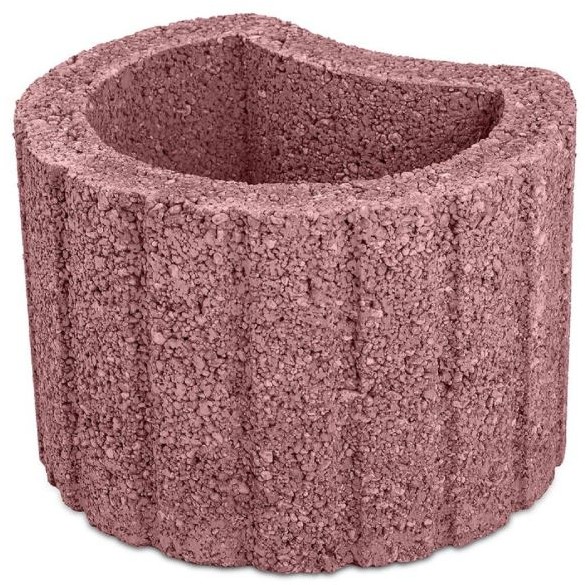 Gazon mini księżyc 30 x 25 x 20 cm czerwony DMP_CZERW
