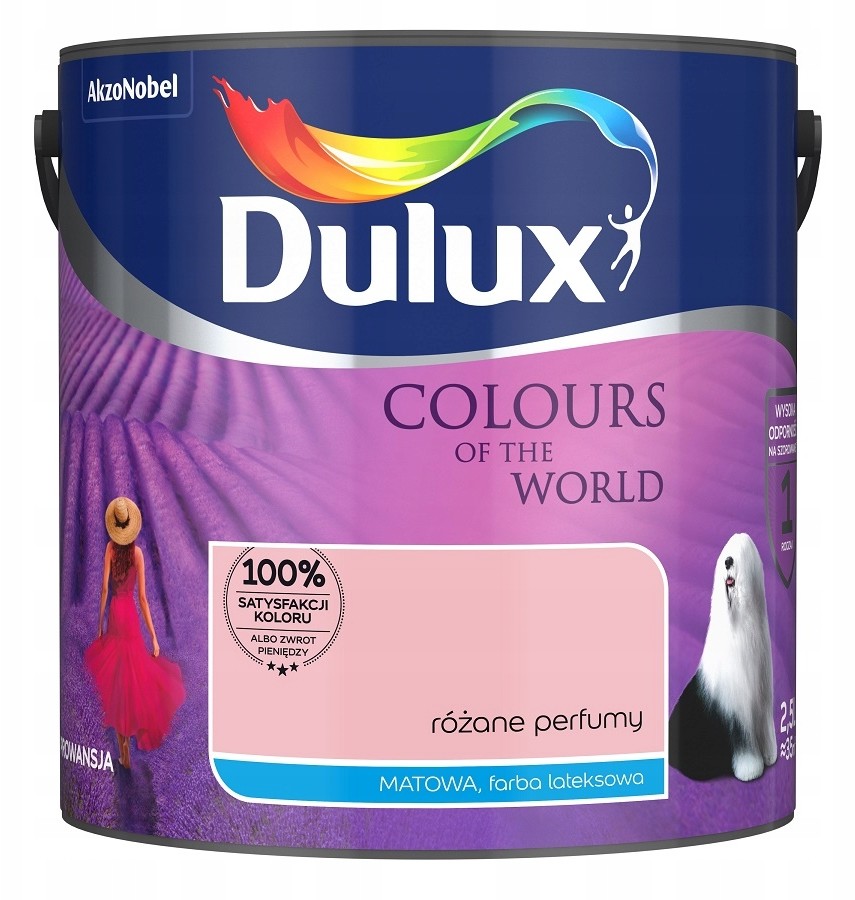 Dulux Farba Dulux Kolory Świata- różane perfumy, 2.5l