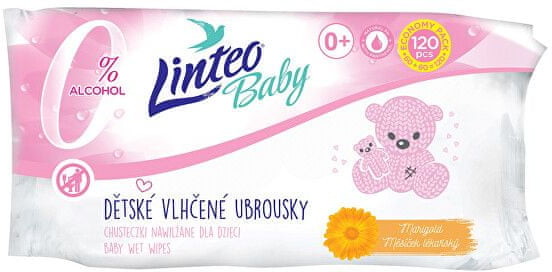 Linteo Baby nawilżane i miękkie Baby Cream Wariant 120 ks)