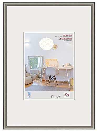 Walther design design New Lifestyle ramka na zdjęcia, stal, 59,4 x 84 cm (DIN A1) KVX684D