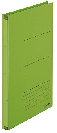 Plus Japan Zero Max 898 segregator A4, z grzbietem o regulowanej szerokości FL-021SSW GREEN