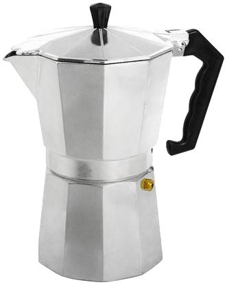 Home mokita dzbanek do espresso, tworzywo sztuczne, srebrny/czarny, 9 filiżanki 8003512307560