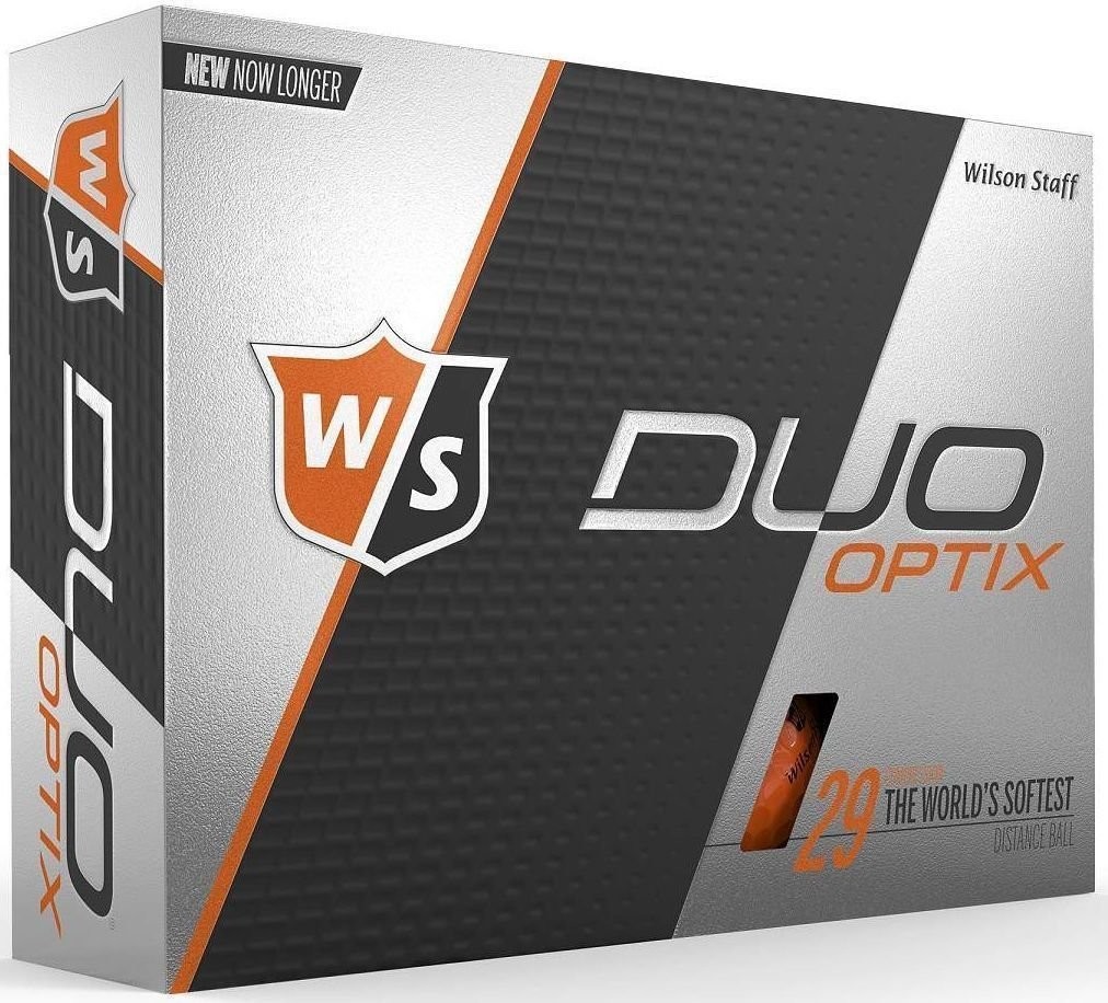 Wilson Staff Duo Optix Golf Balls Orange