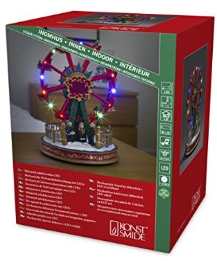 Konstsmide 3440-000 dekoracja na stół z kolorowymi diodami LED RGB 3440-000