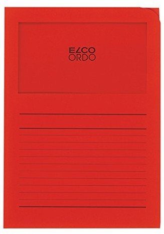 ELCO Elco 29489.92 Ordo Organisation Binder Classico, 220 X 310 MM, 120 G, intensivrot 29489.92