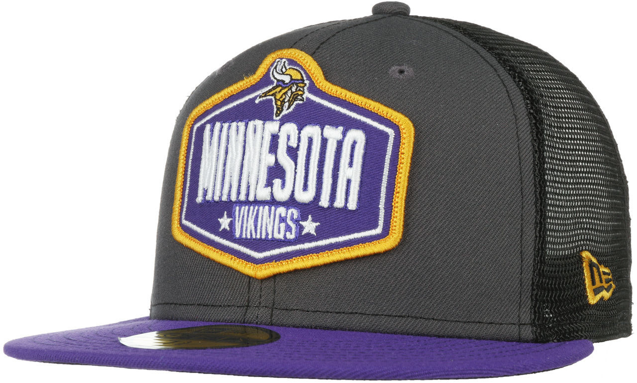 New Era Czapka 59Fifty NFL Draft21 Vikings by antracytowy, 7 1/2 (59,6 cm)