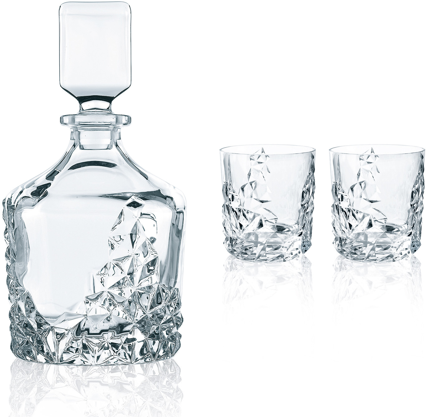 Nachtmann Zestaw do whisky 3 szt 3 Rzeźba Nachtmann
