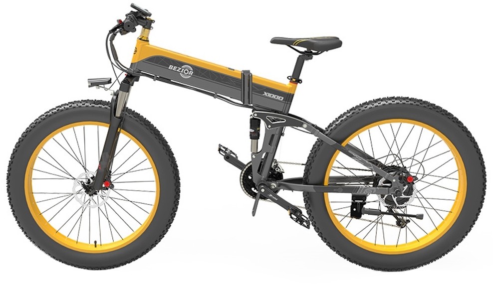 BEZIOR E-BIKES X1000 Silnik 1000W - żółty 476828EUDF