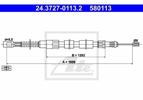ATE Cięgno, hamulec postojowy 24.3727-0113.2