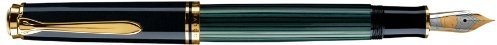 Pelikan Souverän M400 M pióro, czarno-zielona 14 °C 585 m pozłacany 994863