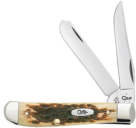 W.R Case & Sons Case Mini Trapper Amber Bone. 013