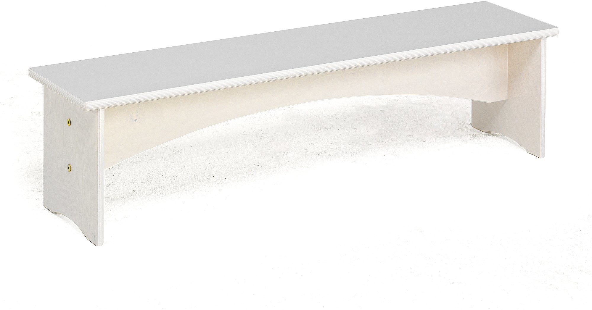 AJ Produkty Ławka SIGGE, 1200x300x300 mm, jasnoszary