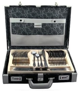Kinghoff Sztućce w walizce 72 ele Satyna KH-3573 KH-3573