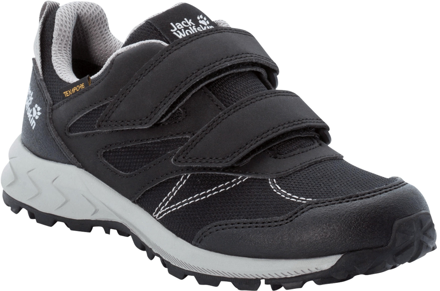 Jack Wolfskin Buty dziecięce WOODLAND TEXAPORE LOW VC K phantom / grey 4046351_6364