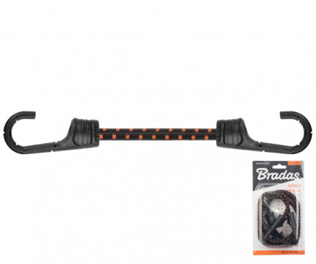 BRADAS Zestaw 2 x guma elastyczna z metalowym hakiem PVC 0,8x100cm 5426 BCH2-08100BC-B