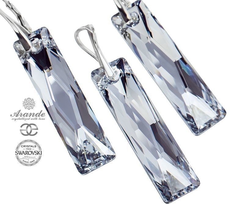 Arande SWAROVSKI piękne kolczyki wisiorek COMET QUEEN SREBRO 700904
