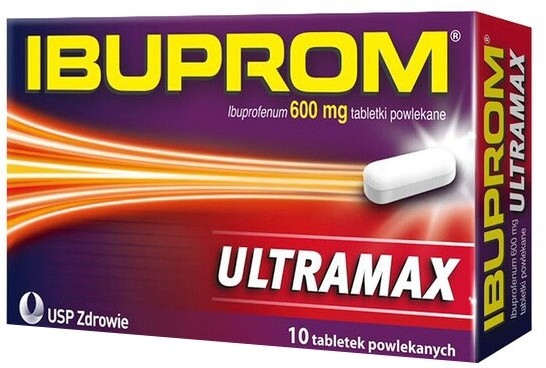 USP Zdrowie Ibuprom Ultramax 600mg x10 tabl.etek
