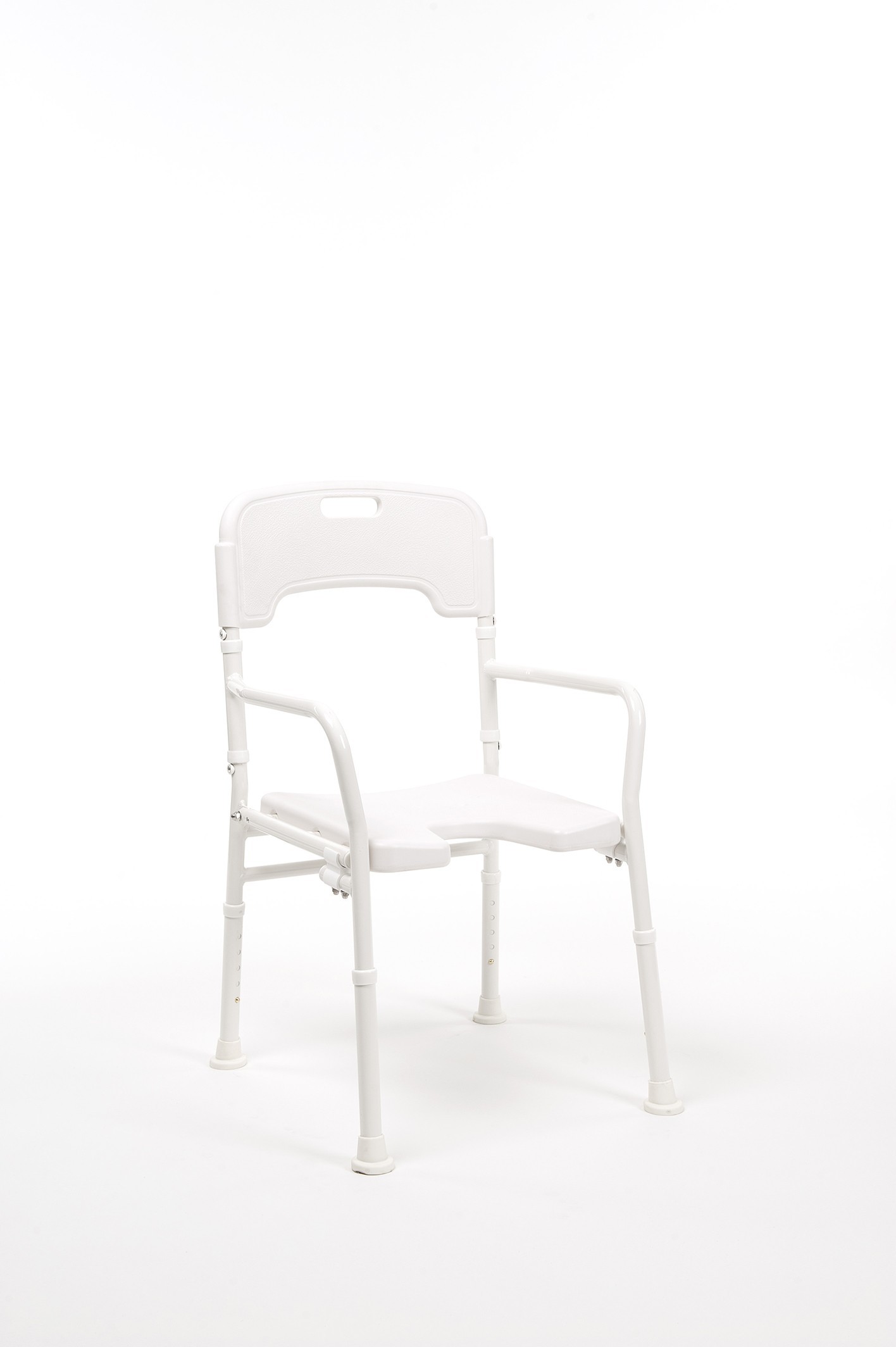 Lekkie aluminiowe składane krzesło prysznicowe LALY PLS072