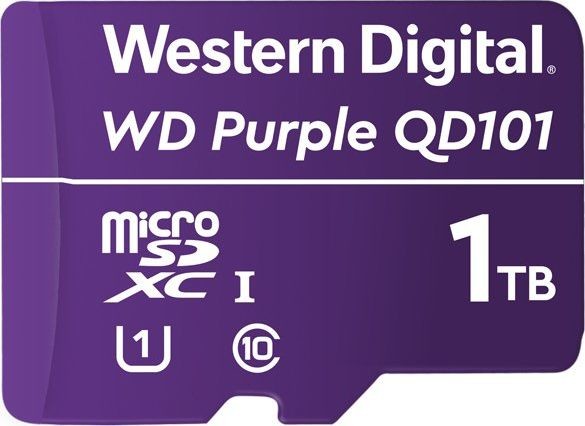 WD Purple SC QD101 MicroSDXC 1 TB UHS-I/U1 WDD100T1P0C WDD100T1P0C